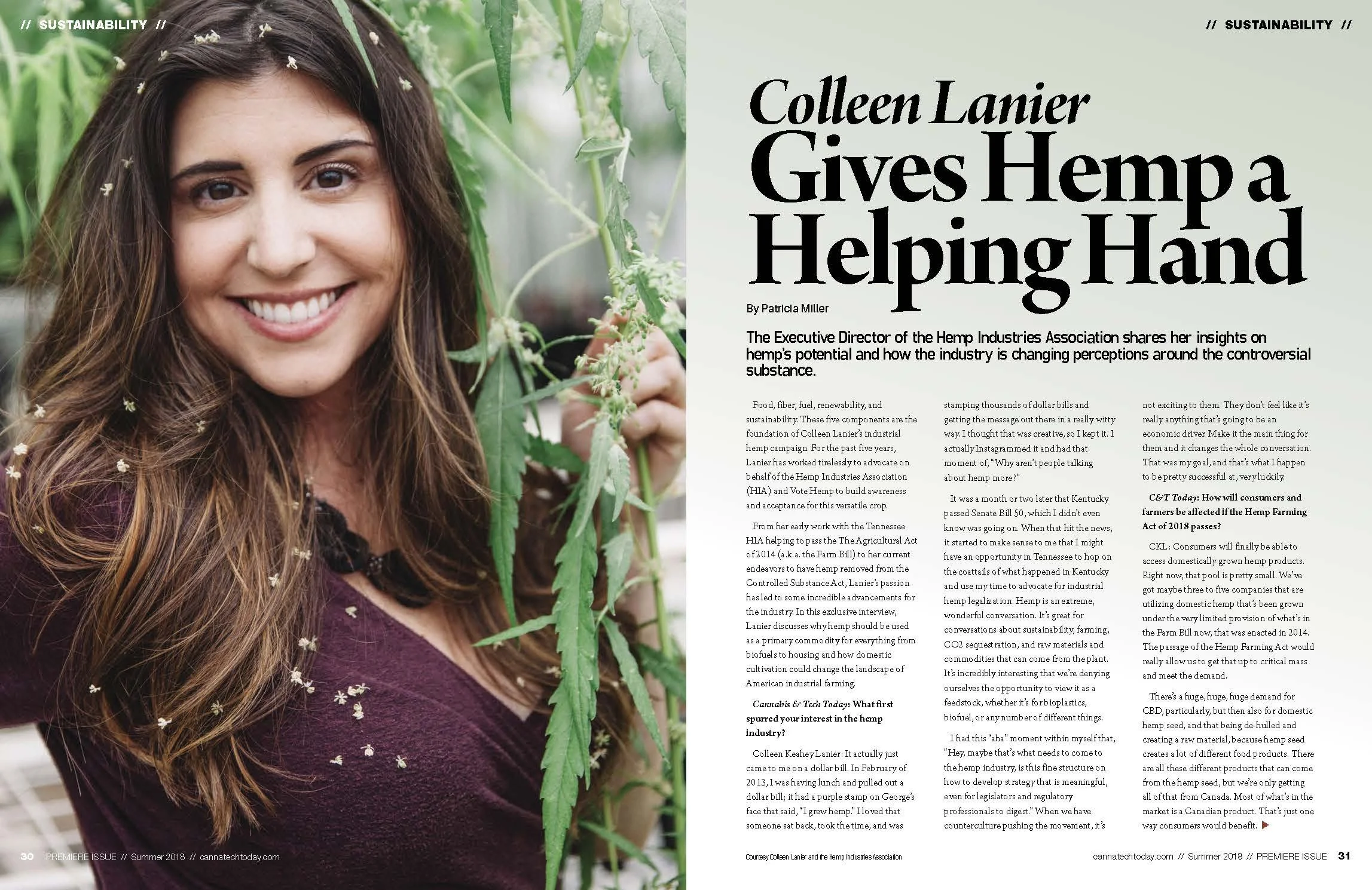 Colleen Lanier Interview | Cannabis & Tech Today 2018