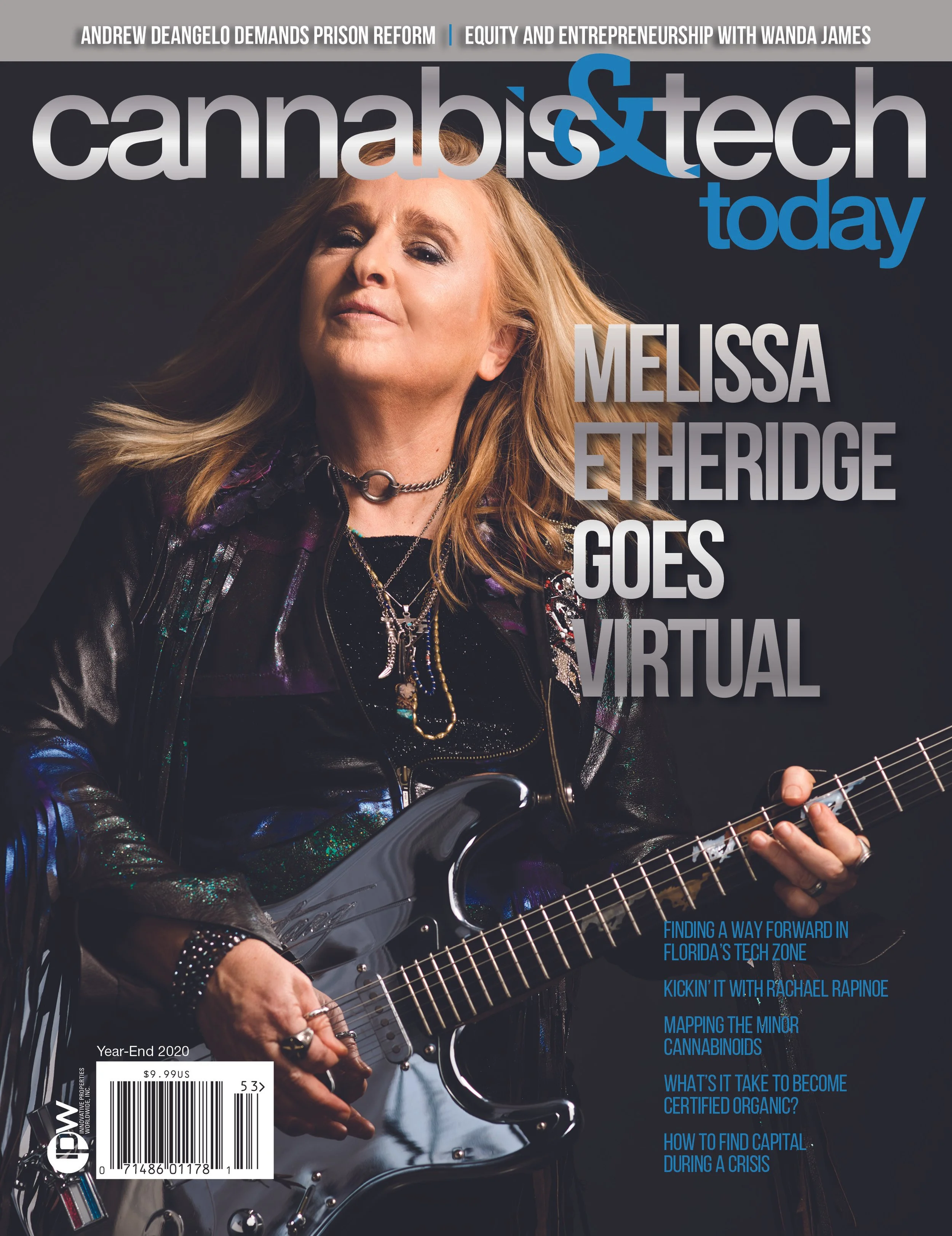 Melissa Etheridge Cover | Cannabis & Tech Today Winter 2020