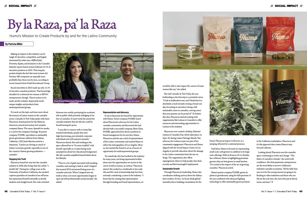 Humo Profile | Cannabis & Tech Today Volume 5 Issue 1