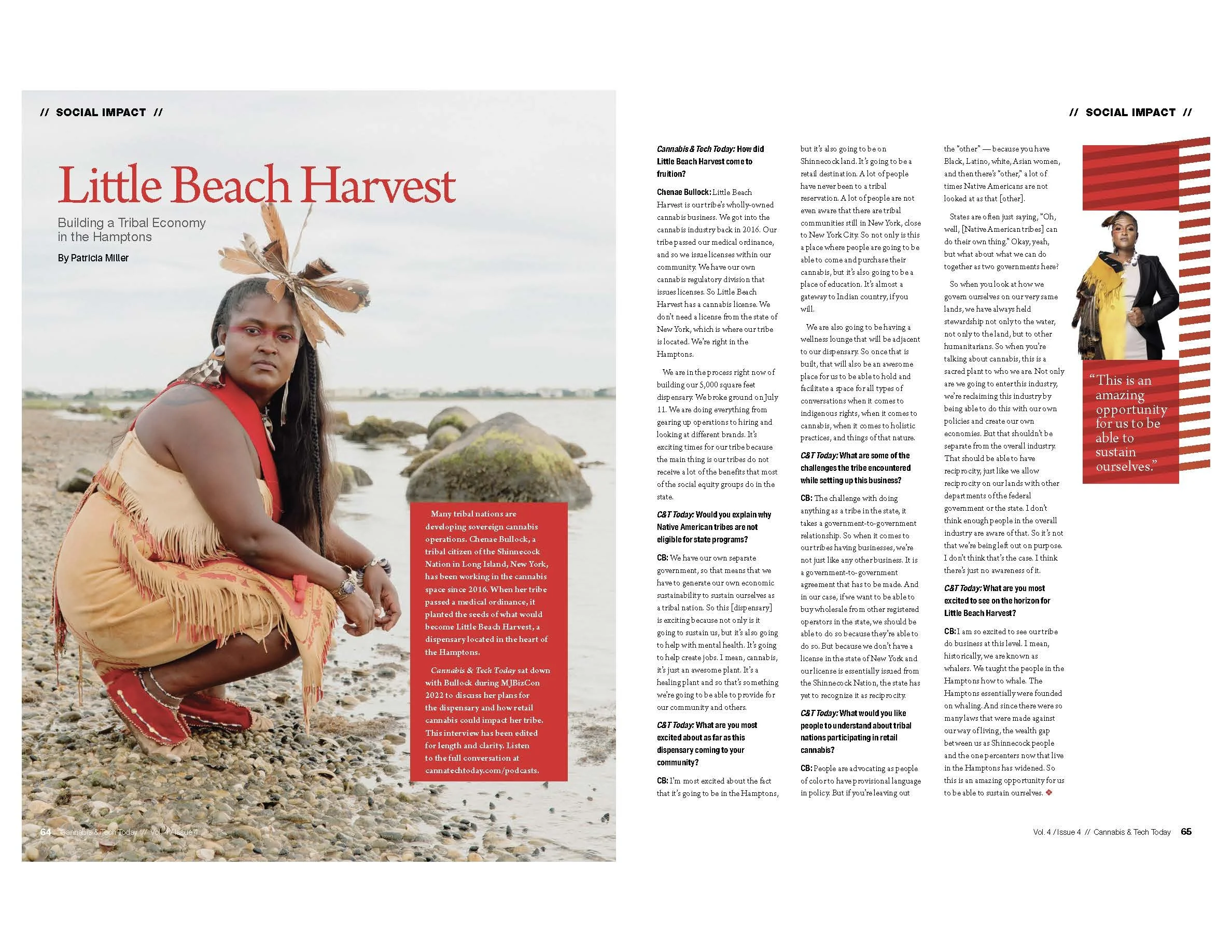 Little Beach Harvest Feature | Cannabis & Tech Today Volume 4 Issue 4