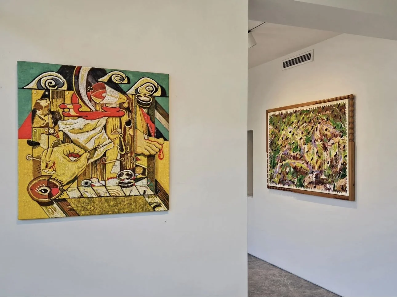 Install image at Lennox St. Gallery Art Award 2025