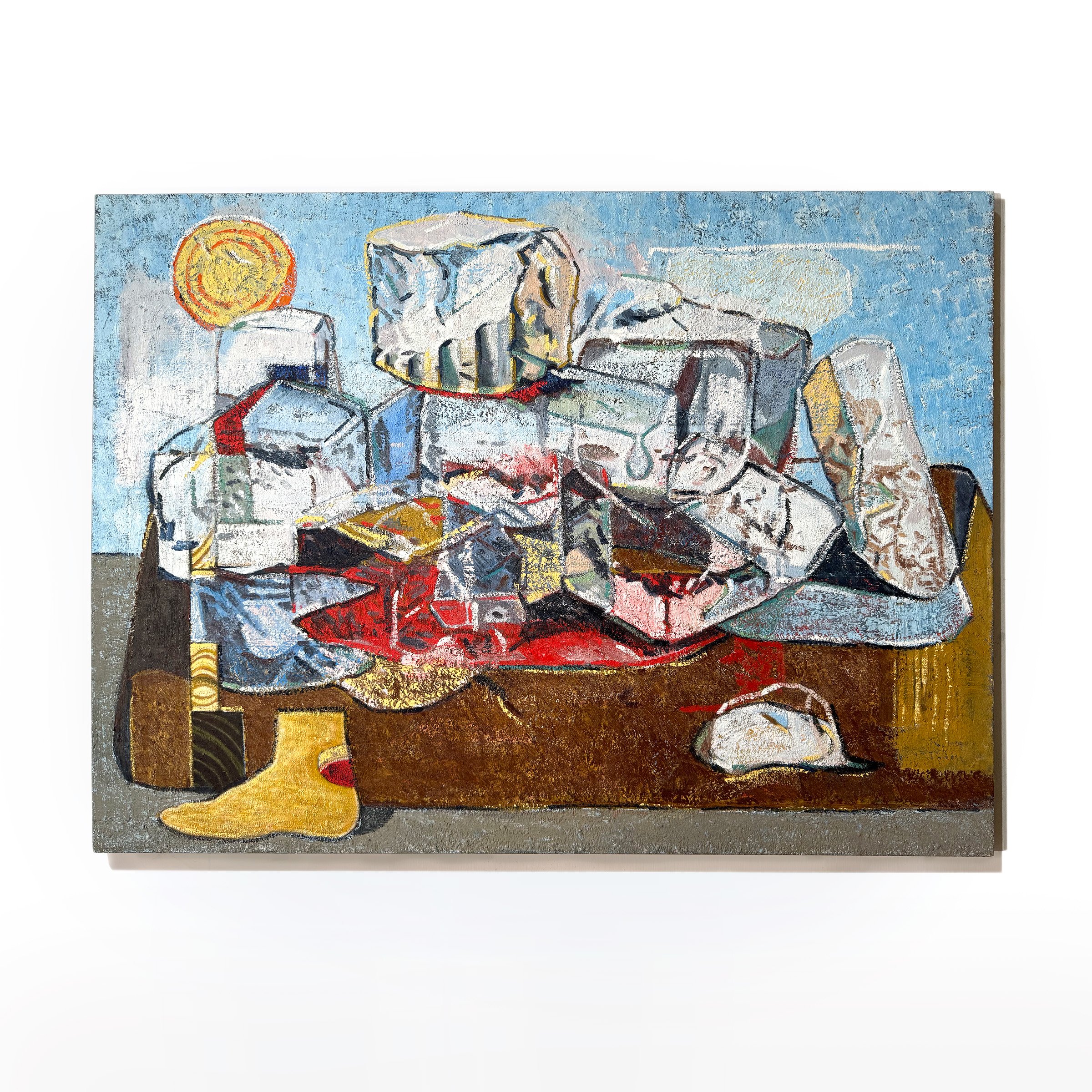 'Flux' 2025, 77x102cm, Oil on Linen.