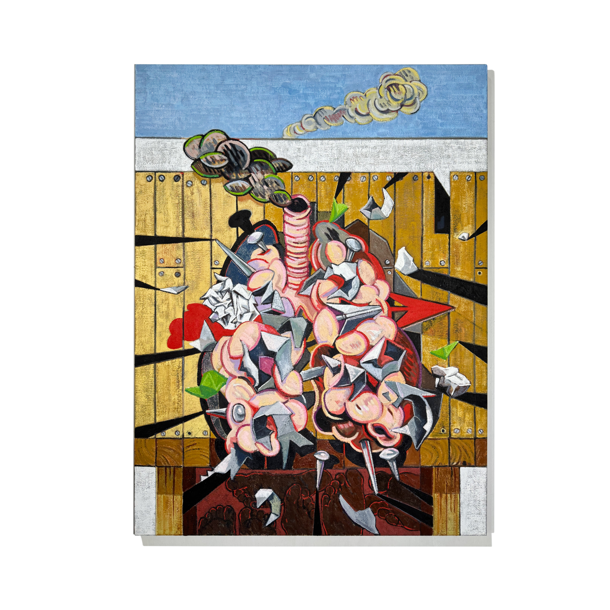 'Contract' 2025, 102x77cm, oil on linen