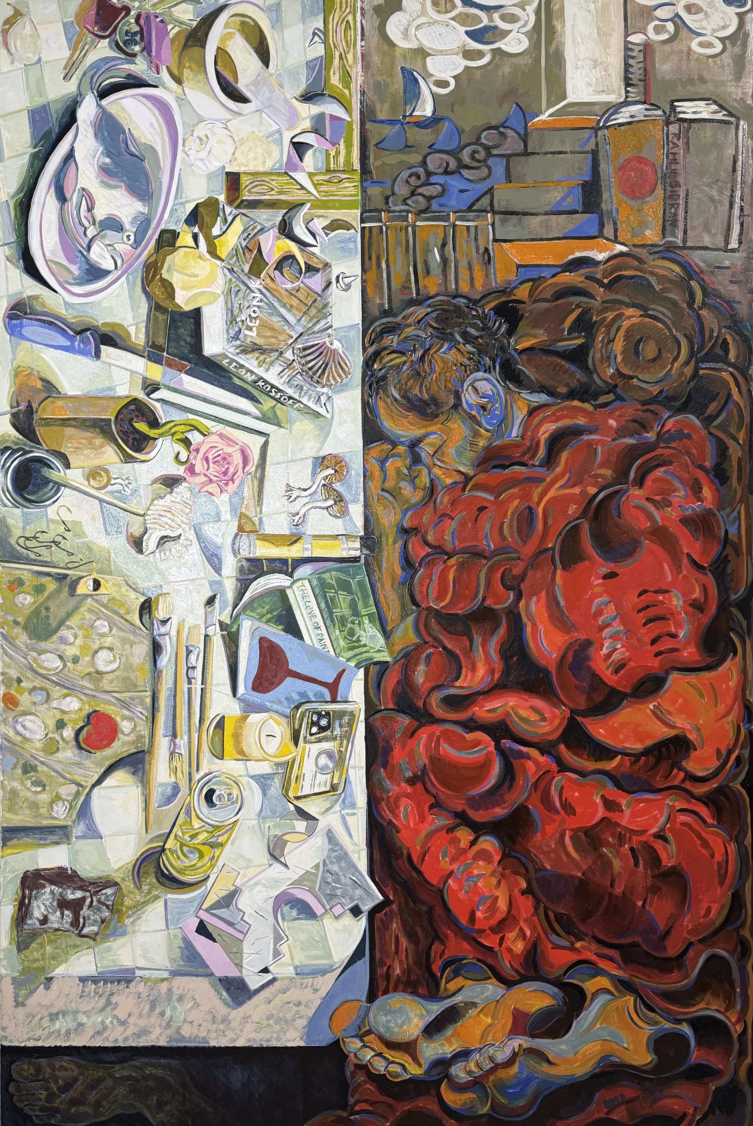 'Miles Away, 2025, 168x112cm, oil on canvas