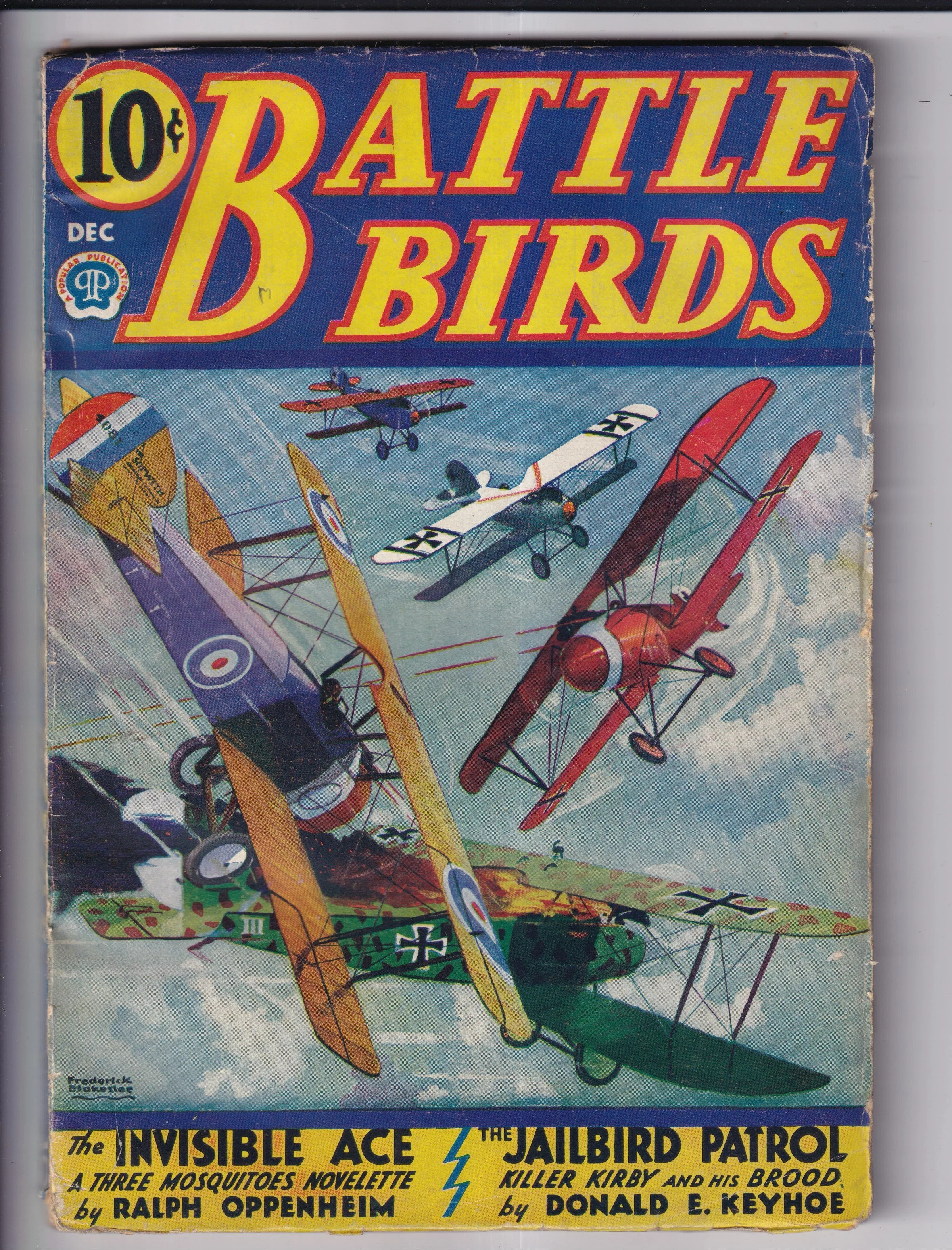 Battle Birds - Dec. 1932 - VG/FN - First Issue