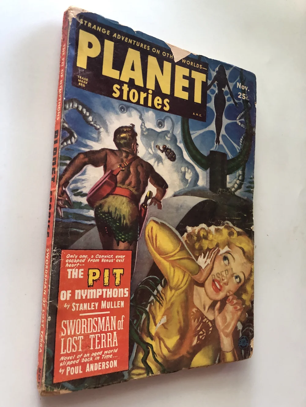 Planet Stories - November, 1951 - VG- — Vintage Pulps
