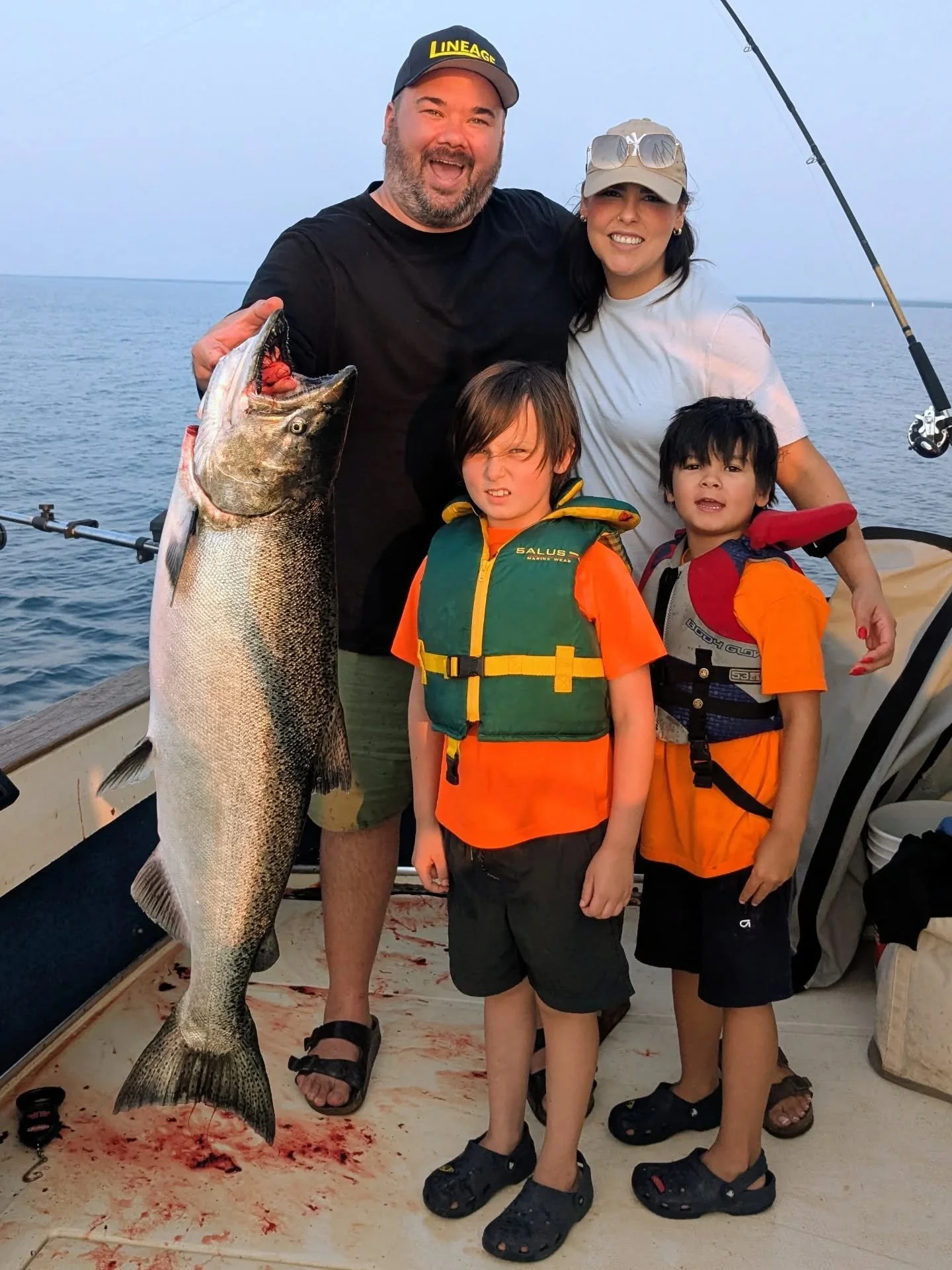 The best way to cap off the month of July is with a boat load of my kings!!
.
.
It's great to see so many fat healthy fish this year, can't wait to see what the rest of HAWG-ust has in store for us 😎
.
.
The BIG ones are out there, ready and waiting