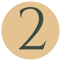 Number 2 inside a beige circle