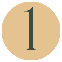 Number 1 in a circle