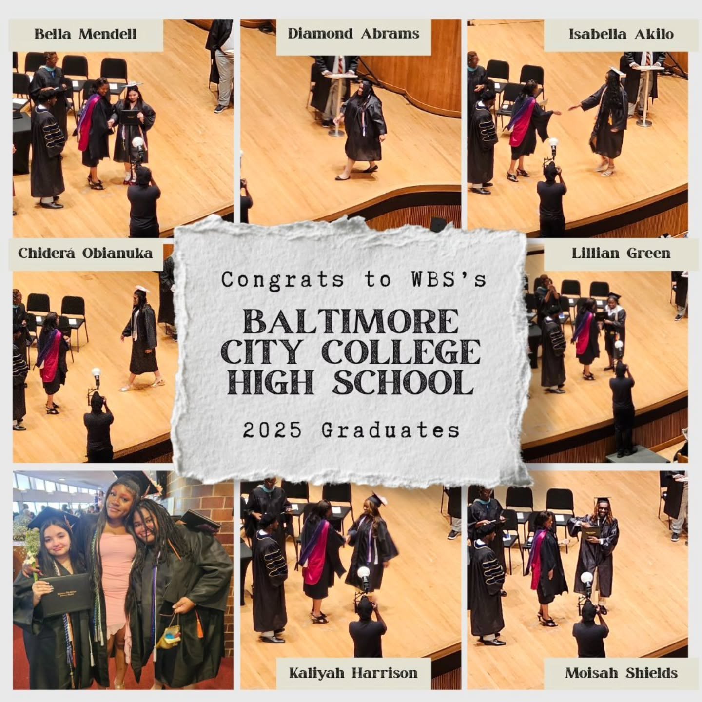 Congratulations to our seven young writers who graduated from @thebaltimorecitycollege today!

You've enriched our community over the years, and we can't wait to watch what comes next (after camp this summer!).
