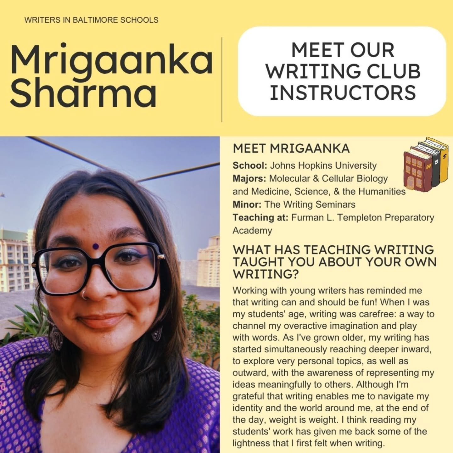Meet Mrigaanka! Read their full blog post via the link in story.
