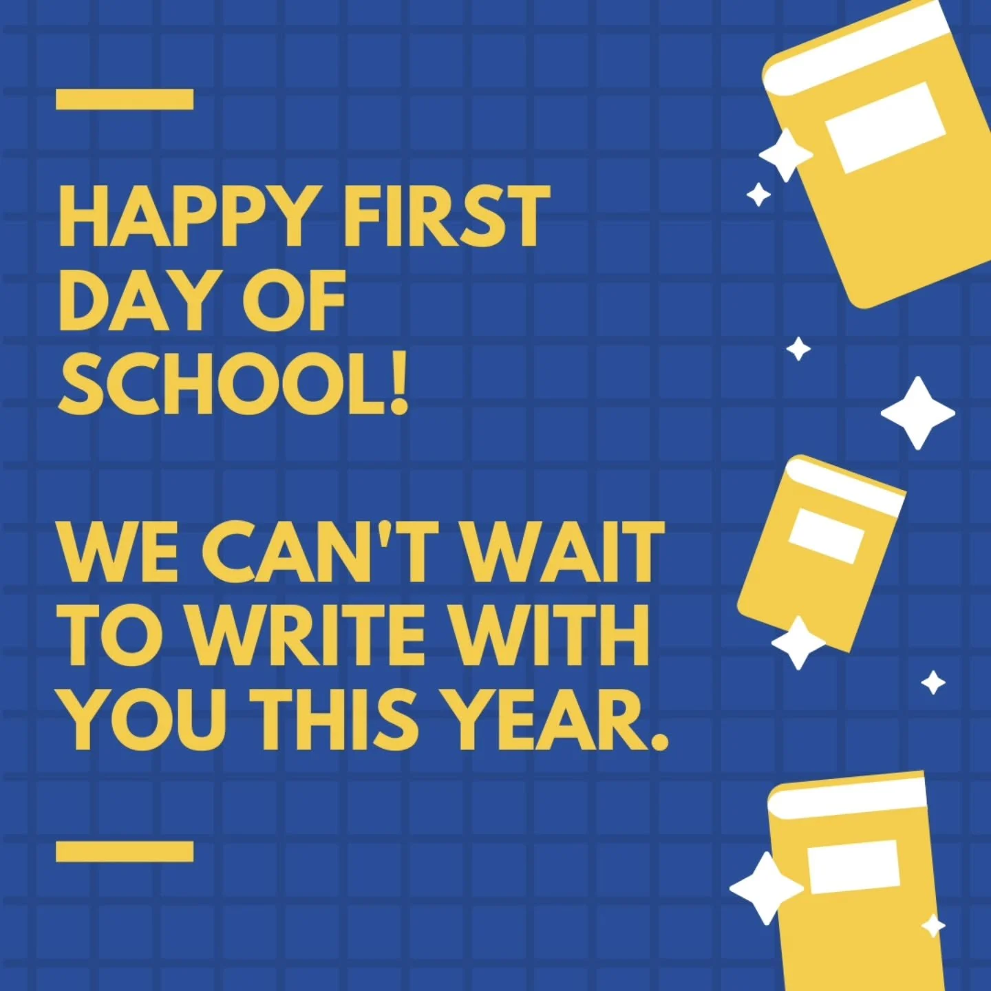 We're excited for another year of creating stories and poems together, @baltcityschools young writers!