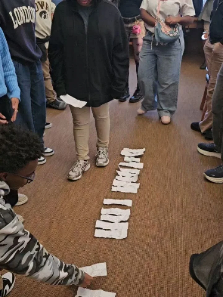 We kicked off #nationalpoetrymonth by writing a group poem in "Poetry &amp; Social Engagement," our @jhuwritingseminars class for high school and college writers ✏️