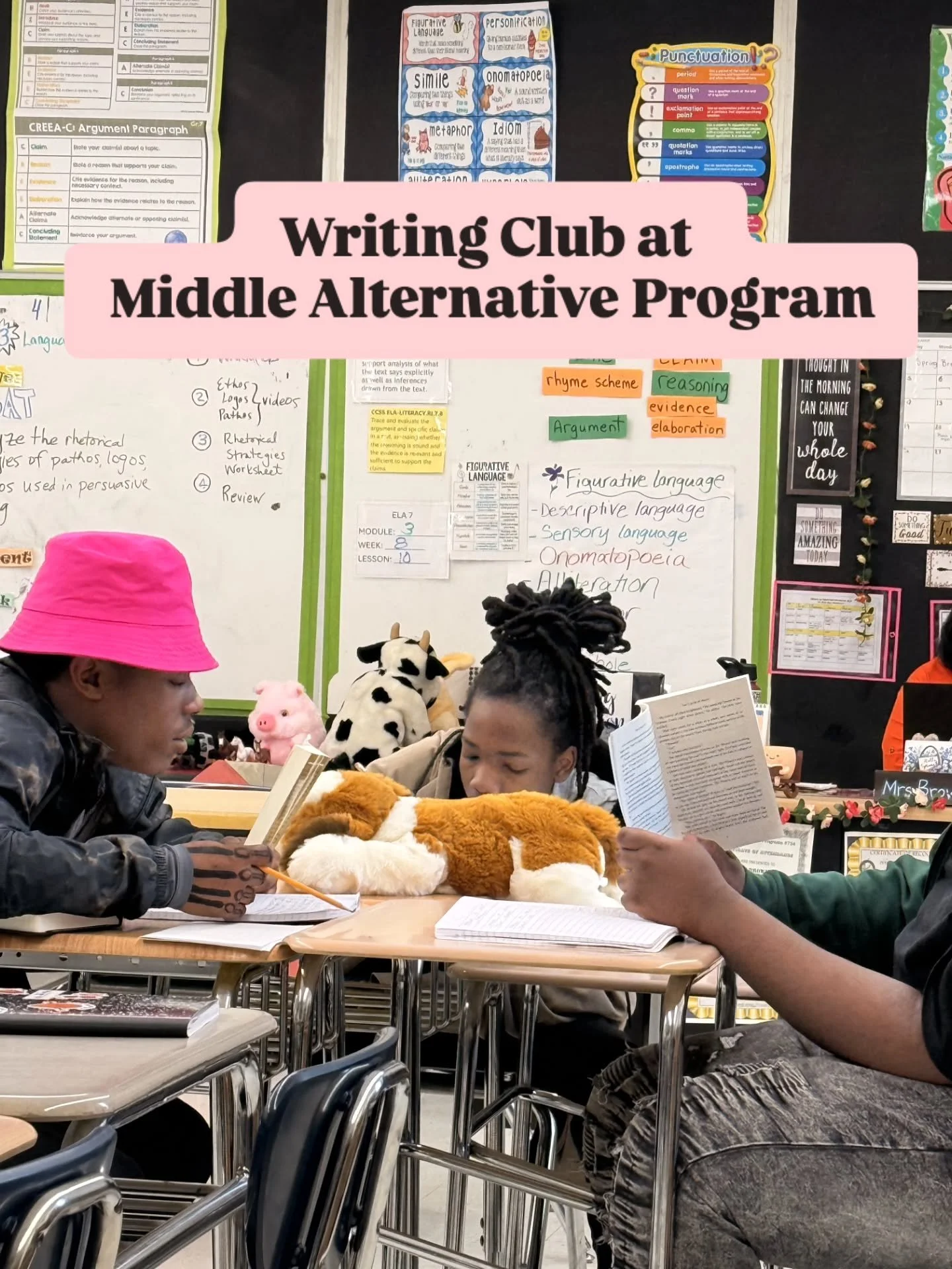 We just wrapped up our second year of hosting two Writing Clubs at @baltcityschools Middle Alternative Program! Pictured here: our young writers dive into books selected by their instructors to celebrate the end of the year.

Photos by @nkfonseka