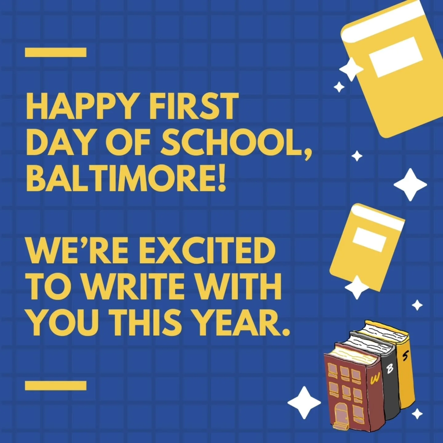 We're excited for another year of working together, @baltcityschools ✏️