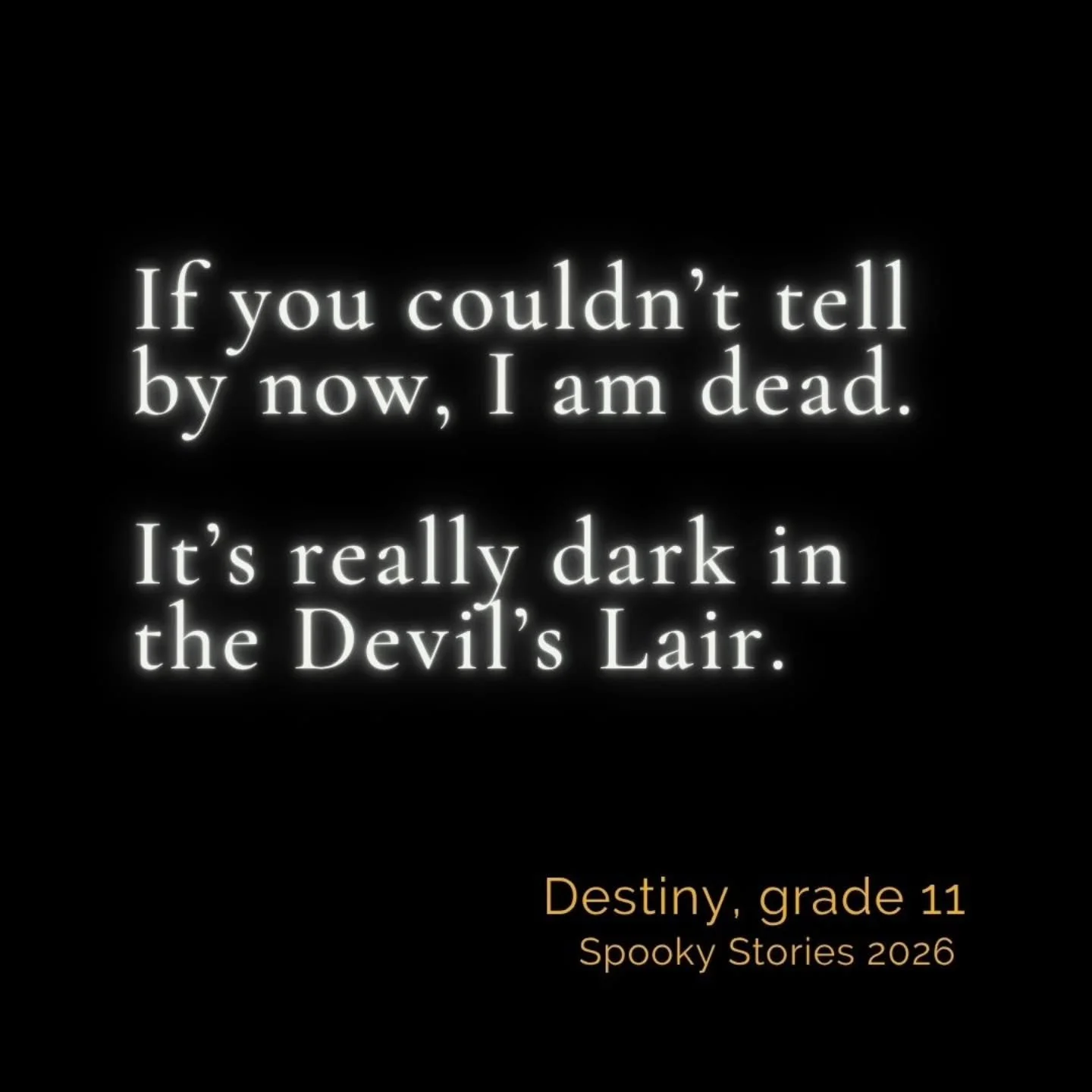 More writing from Spooky Stories 2026 to chill your Halloween week 🎃