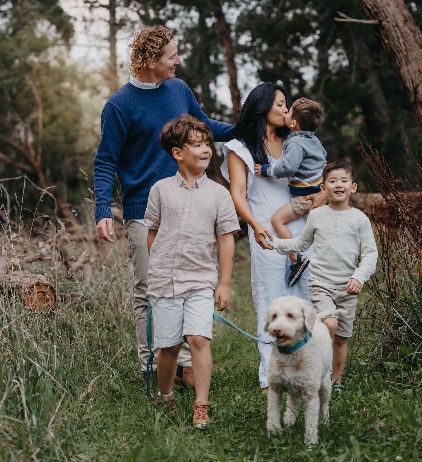 Jennifer had to keep rescheduling their family shoot due to multiple illnesses with the kids (thanks childcare and school) and then the adults got sick.  But Jen was determined to have her family photographed by me.  So we rescheduled.  Then we resch