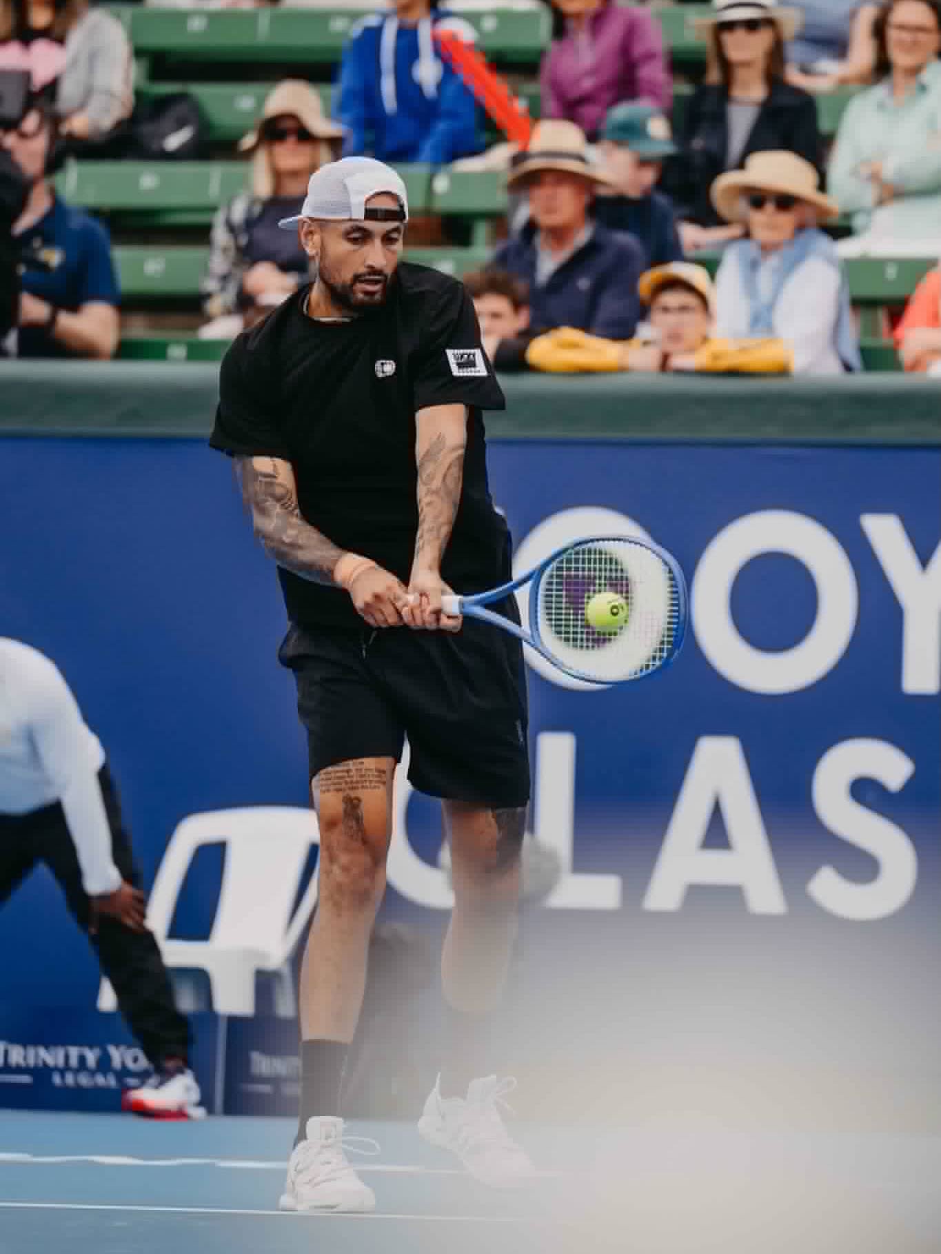 Amazing day at the @kooyong_classic with @sonyaustralia and @croydoncamerahouse and @tonygsteele.  Got to get up close and personal with the players sitting with the media and press.  What an incredible experience.  Nick Kyrgios  was amazing as were 