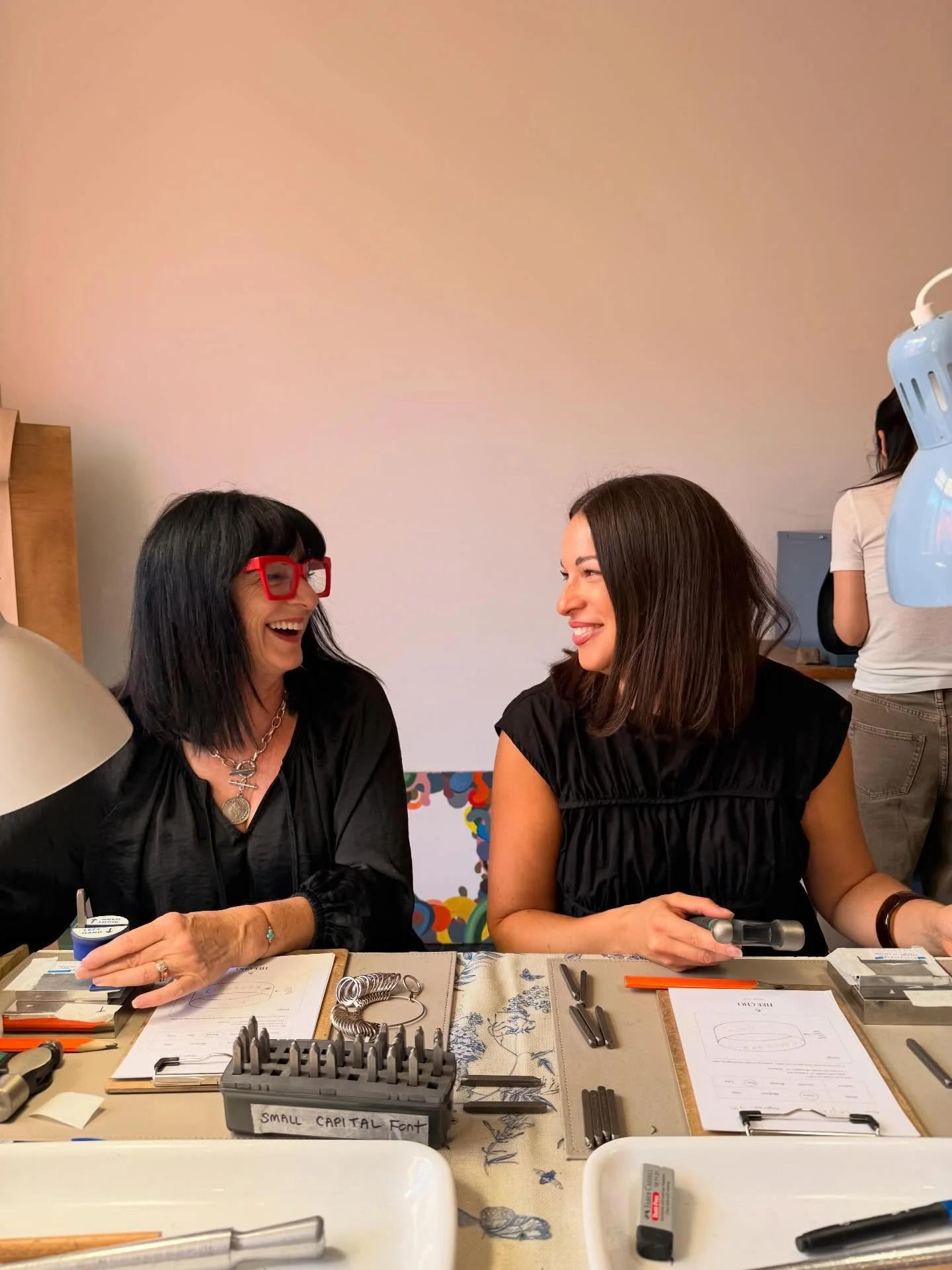 Ring making class at @heecho_workshop  Thanks @stephmayyyy for the gift.  So much fun ❤️❤️❤️