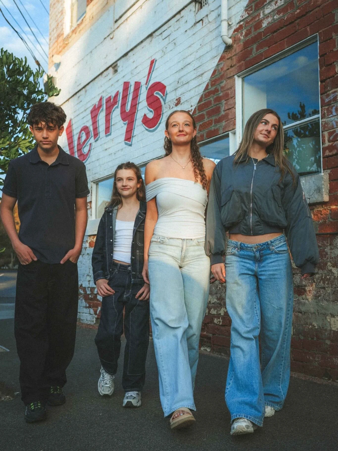 I&rsquo;m always up for a family portrait shoot with a twist.  This family live in the Elwood area and wanted their images to reflect their area.  Jerry&rsquo;s Milkbar cafe is one of their favorite places.  I thought a retro vibe would suit perfectl