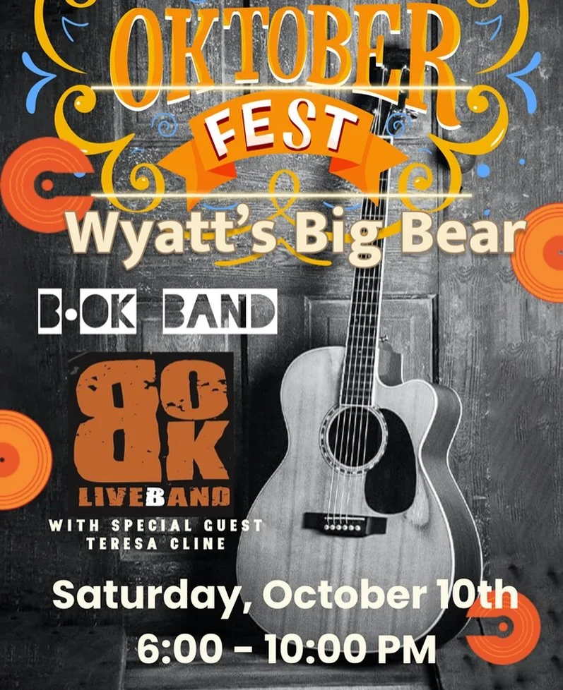 Come up to Big Bear for OctoberFest!! October 10th 6-10 pm.