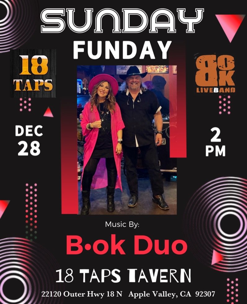 Merry Christmas Everyone! 
We just had a show pop up for us this Sunday. If you&rsquo;re around for the holidays, stop by @18_taps_tavern Sunday, December 28th. 2-5 pm. This will be our last show of the year. Come share the last of 2025 with The Dude
