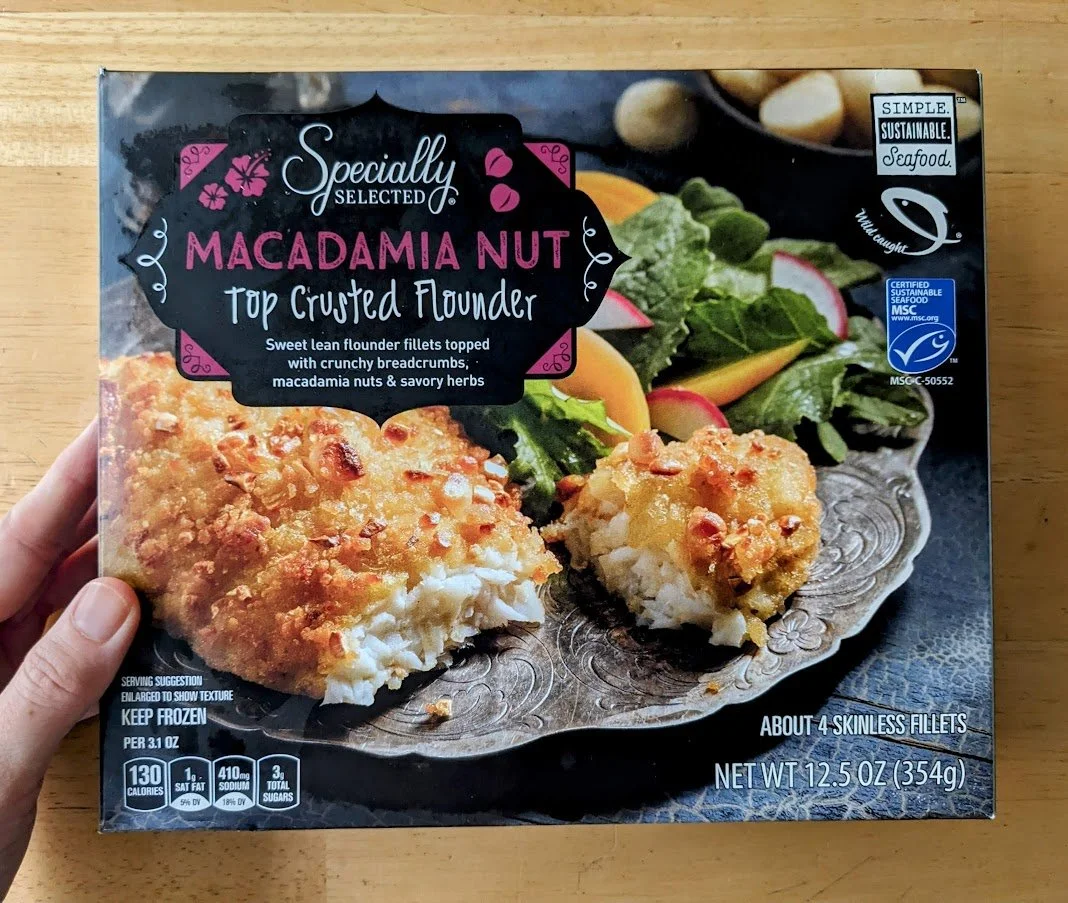 Aldi Macadamia Crusted Flounder (Specially Selected) Review