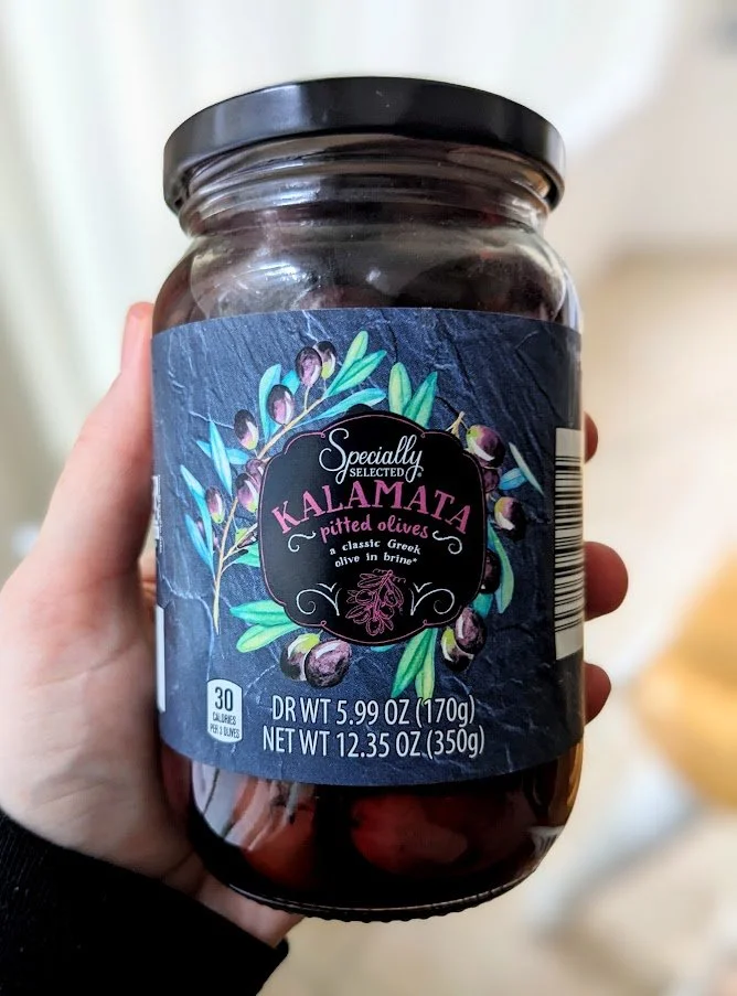 Aldi Kalamata Olives (Specially Selected) Review Ingredients Price