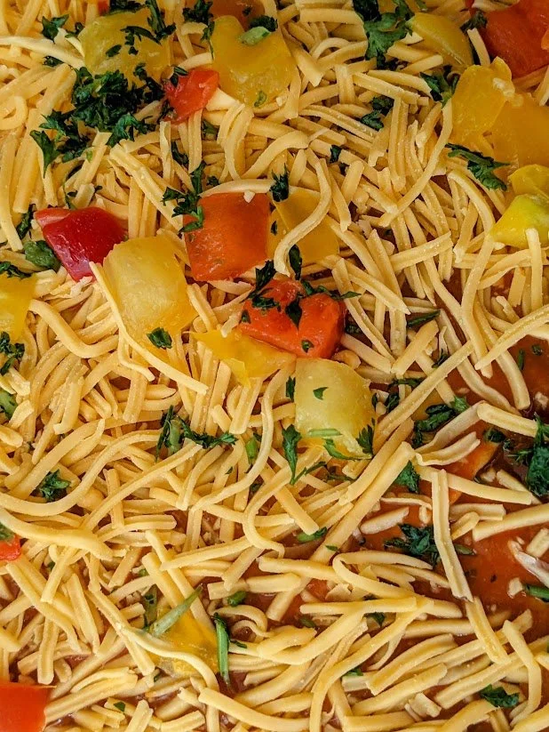 Costco Deli Enchilada Bake Review Ingredients Price Servings — SnarkleSauce on Wry