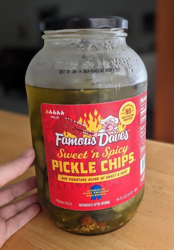 Famous Dave's Sweet 'n Spicy Pickles Review — Ingredients — Taste