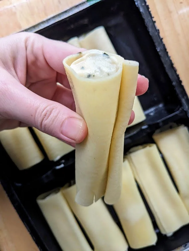 Aldi Spinach Cheese Manicotti (Priano) Review Ingredients How to