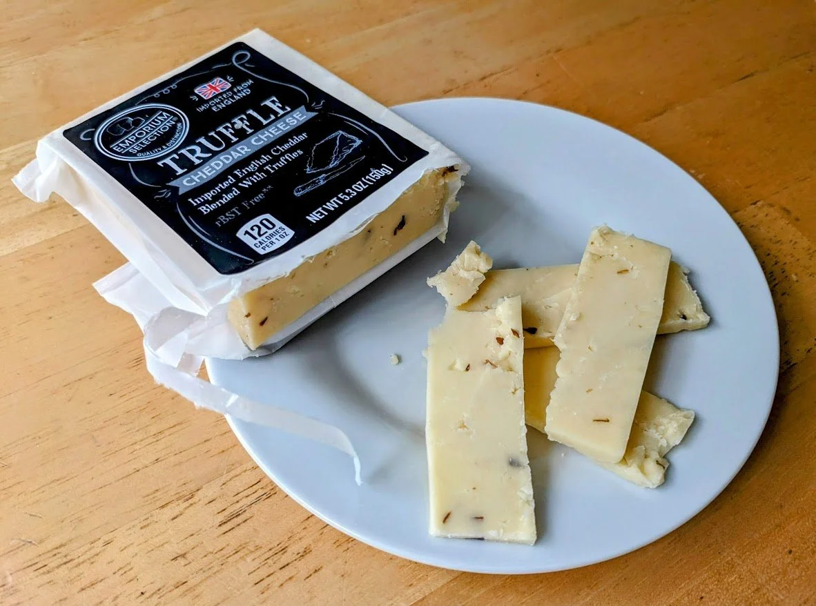 Aldi Truffle Cheddar Cheese (Emporium Selection) Review Ingredients