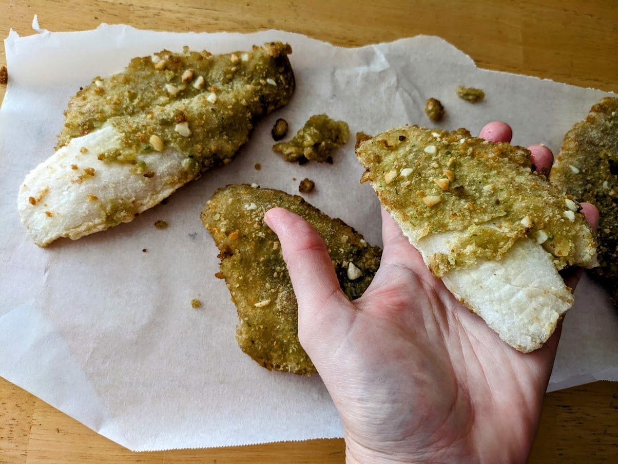 Aldi Macadamia Crusted Flounder (Specially Selected) Review