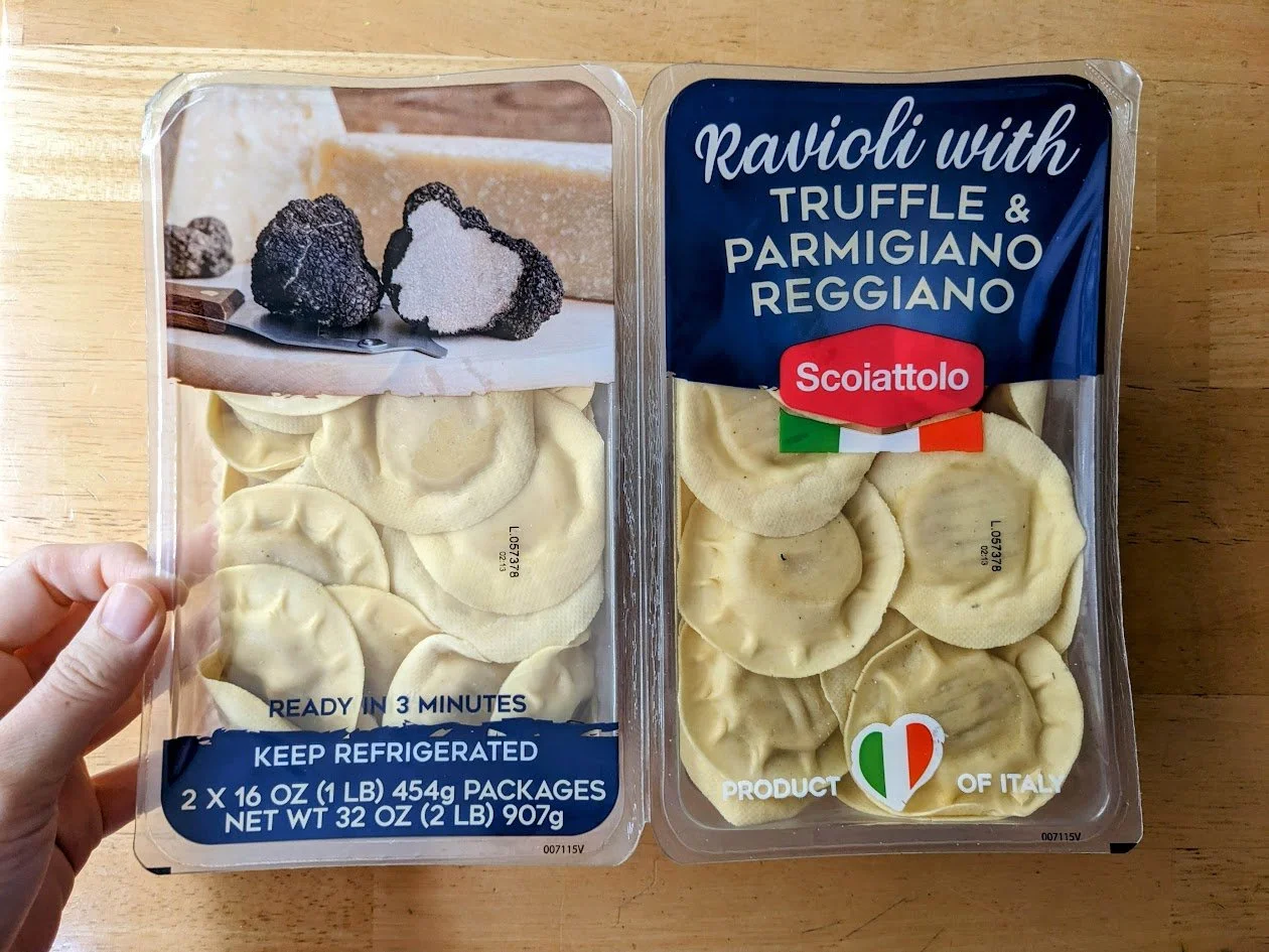 Scoiattolo Truffle Ravioli Review Ingredients Price Cooking