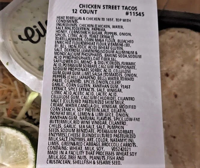 Costco Deli Chicken Street Tacos Meal Kit Review — SnarkleSauce on Wry