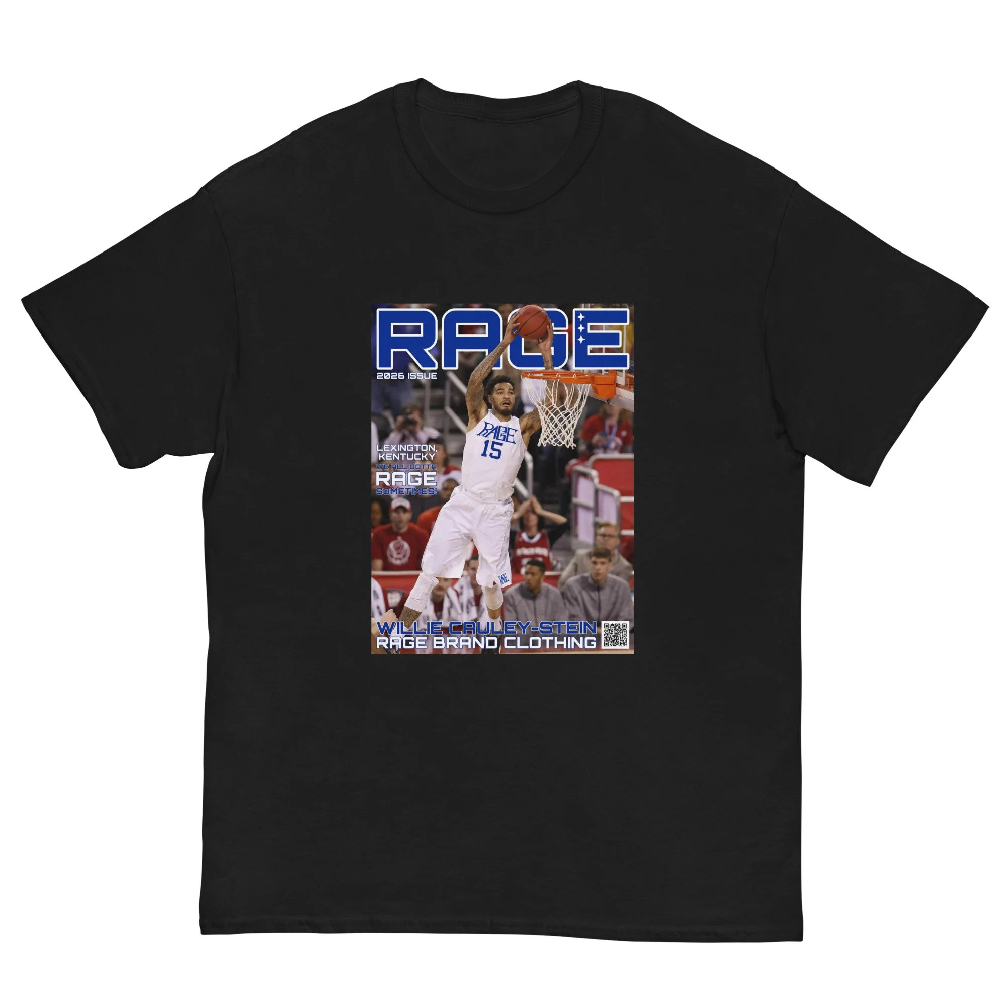 Willie Cauley-Stein x Rage Brand Clothing "Slam" Tee (Black)