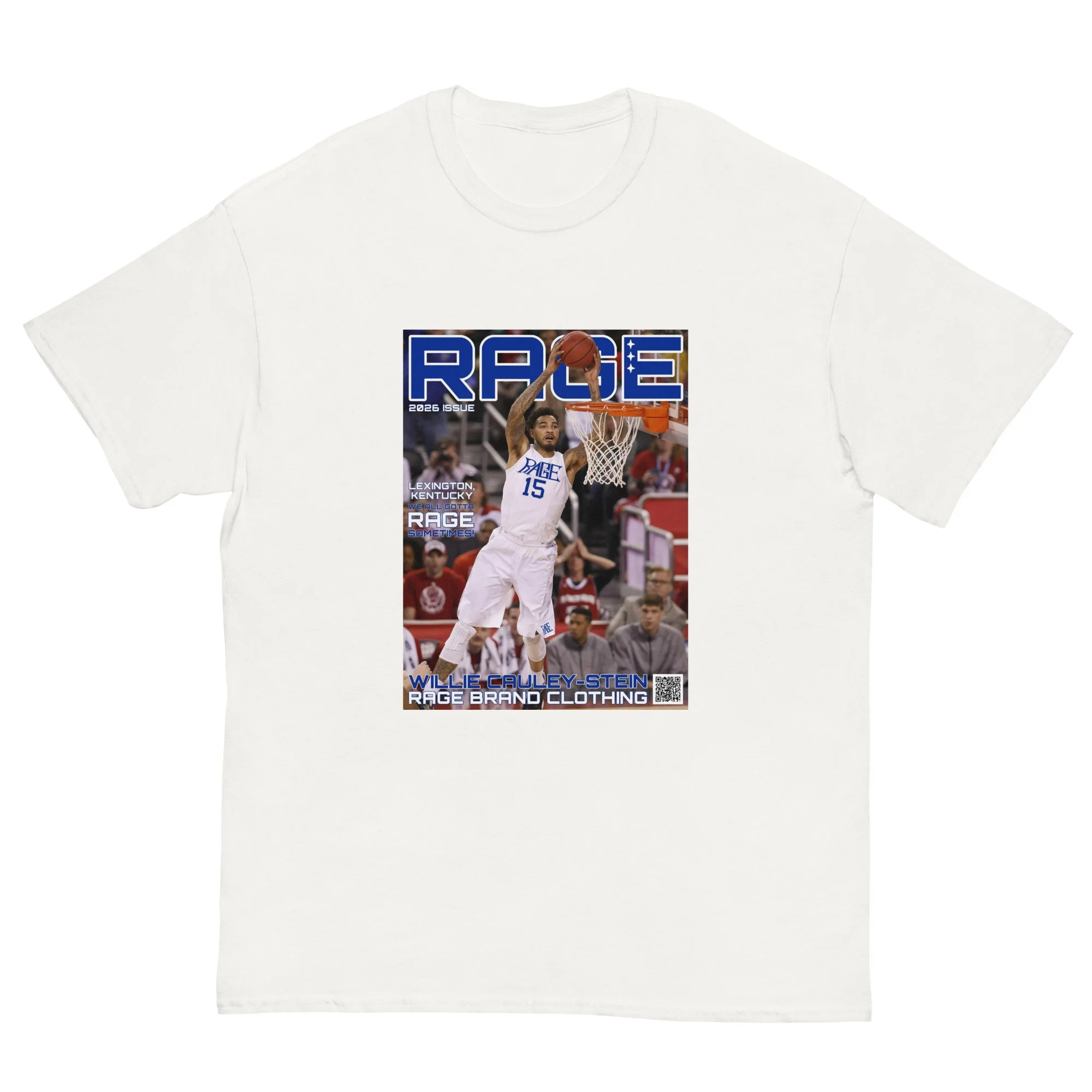 Willie Cauley-Stein x Rage Brand Clothing "Slam" Tee (White)