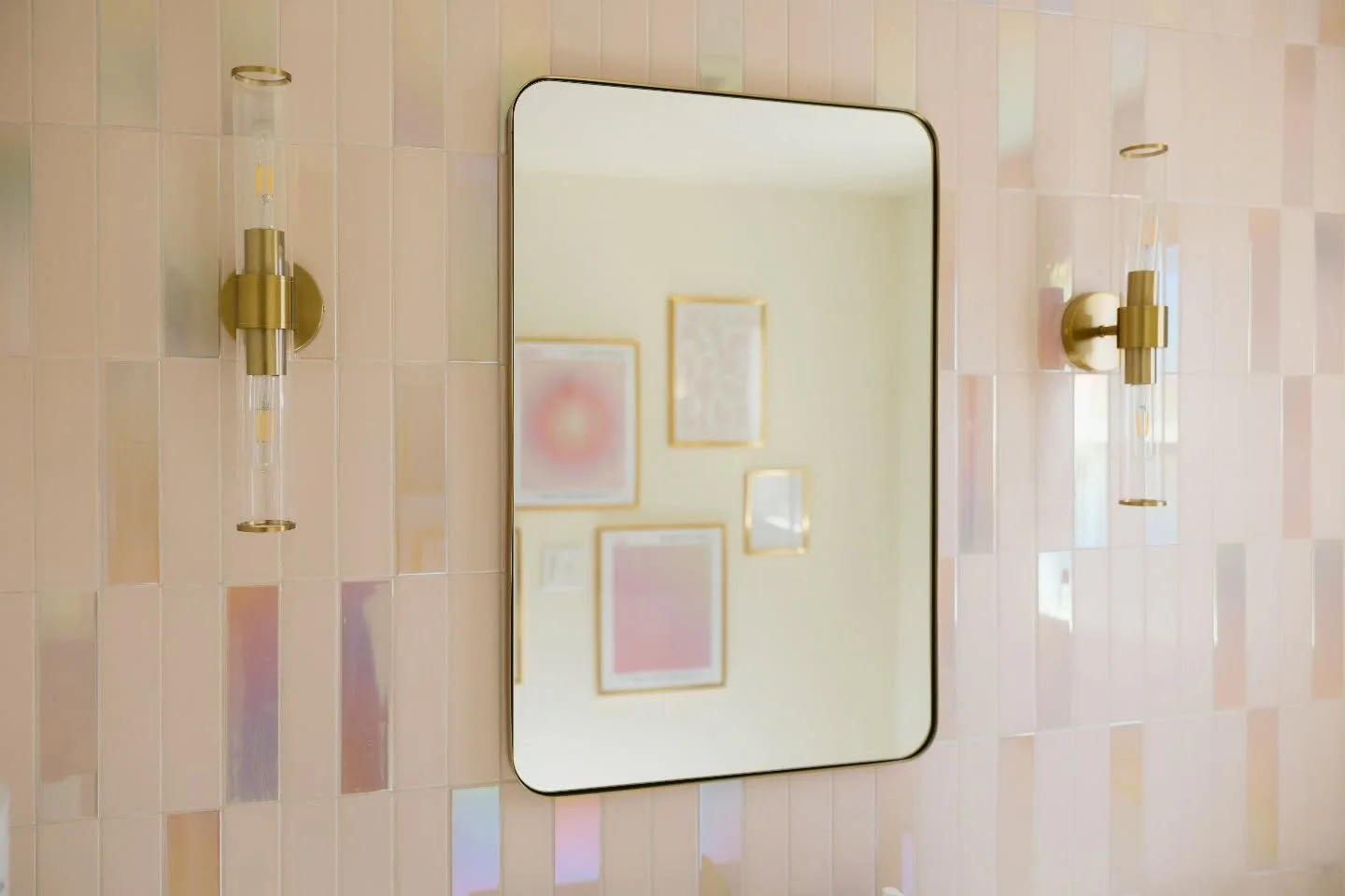 ✨️We&rsquo;re about to switch the vibe for a bit&hellip;
Any guesses what&rsquo;s going up next on the bathroom gallery wall? 👀