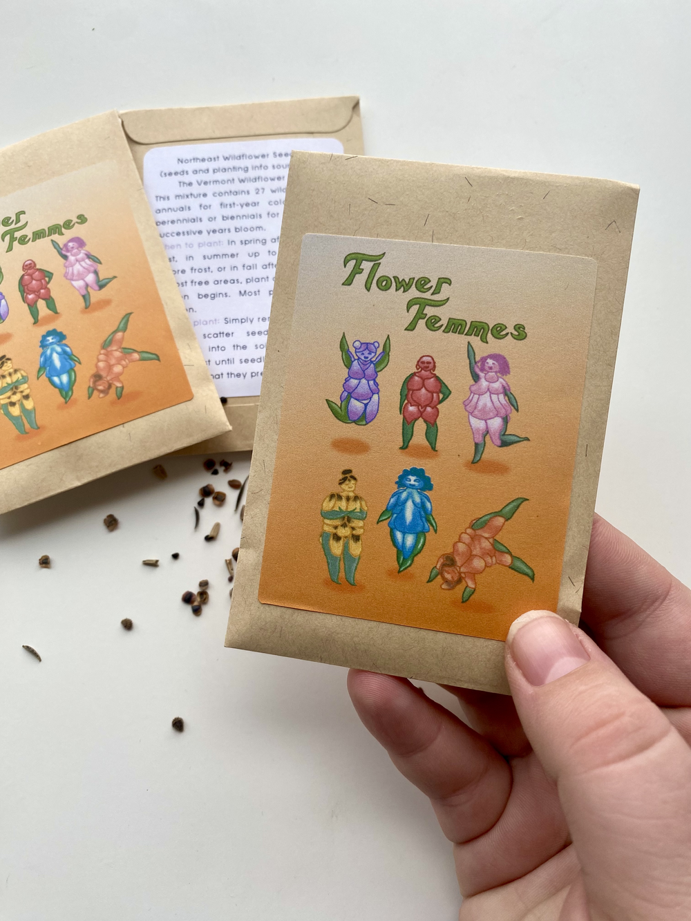 Flower Femmes Wildflower Seed Packet  Rye & Co.