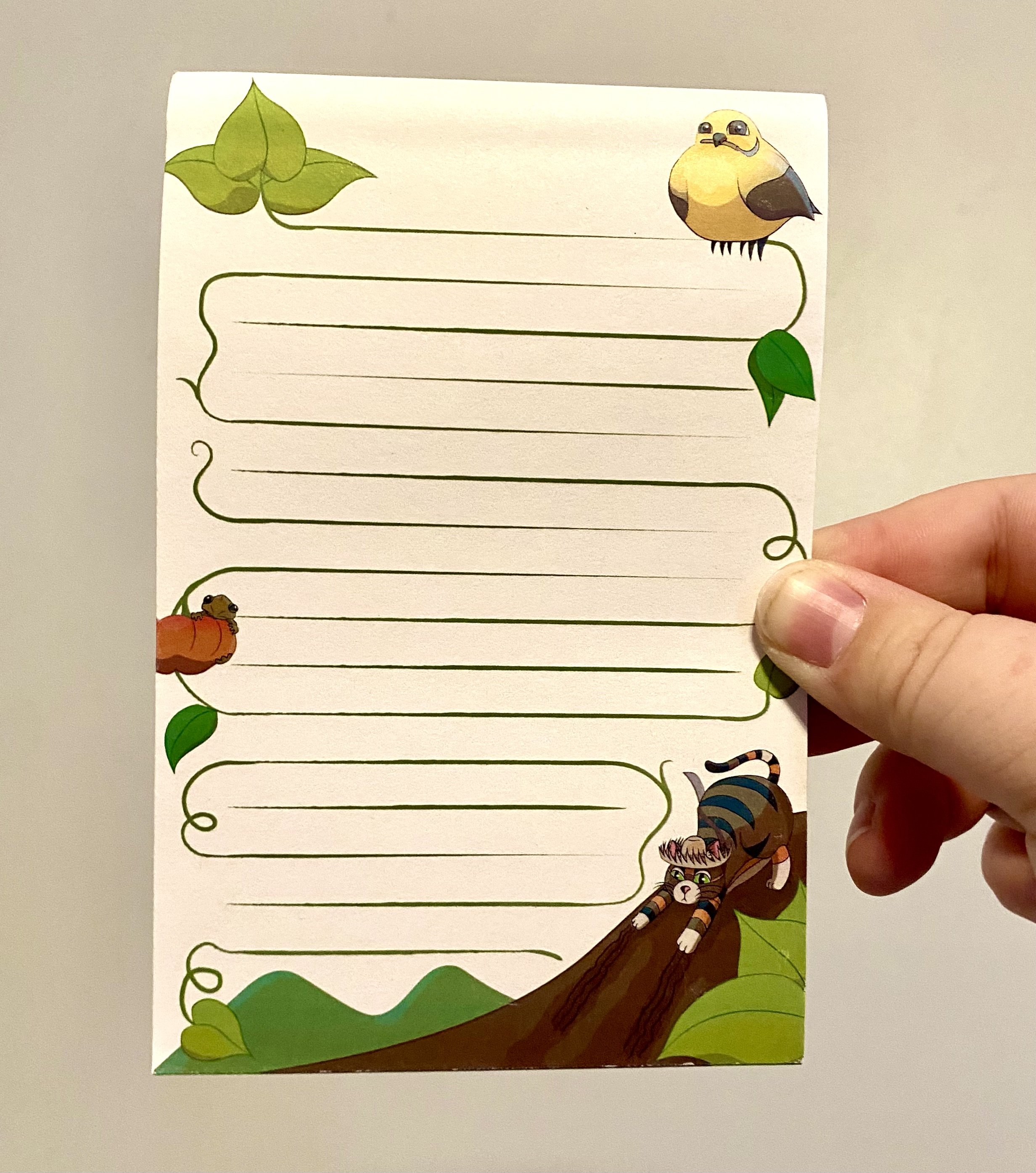 Rye in the Garden Space Notepad