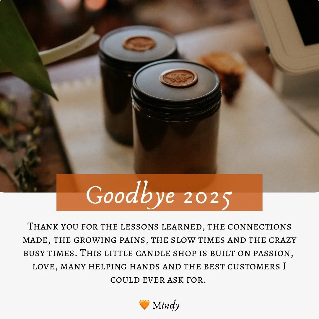 ✌️2025 

It&rsquo;s been a year of growth and learning and determination. Thank you for being here and thank you for giving this little candle shop a chance. 

Can&rsquo;t wait to see what 2026 brings! 🍾✨

#handpouredcandles #candlesofinstagram #lux