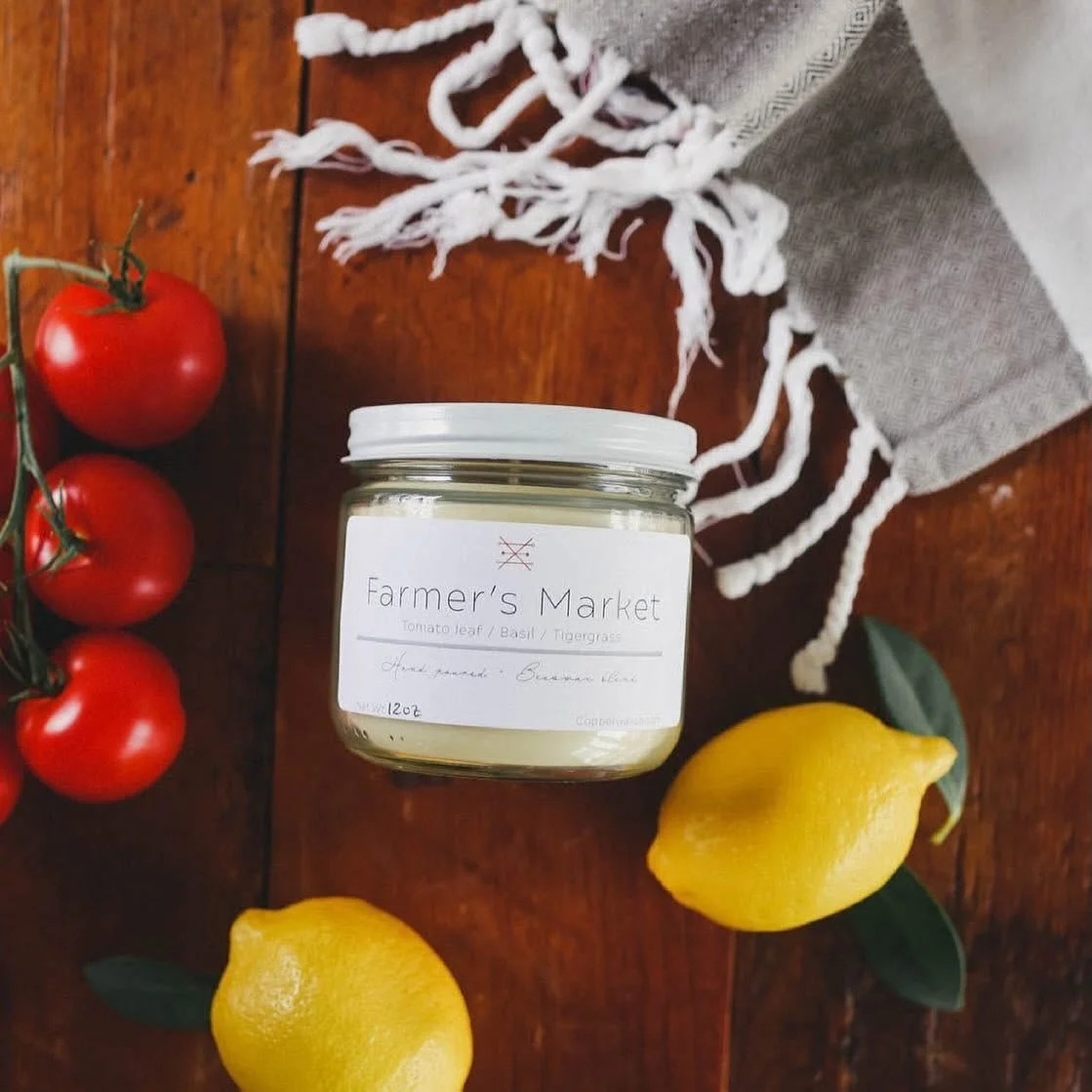 👩&zwj;🌾Who remembers Farmers Market?! One of the first scents we ever released will be coming out of retirement for summer 26&rsquo;!

New + improved + we love it! Enjoy notes of fresh basil, tomato leaf, and citrus! It smells exactly like a garden
