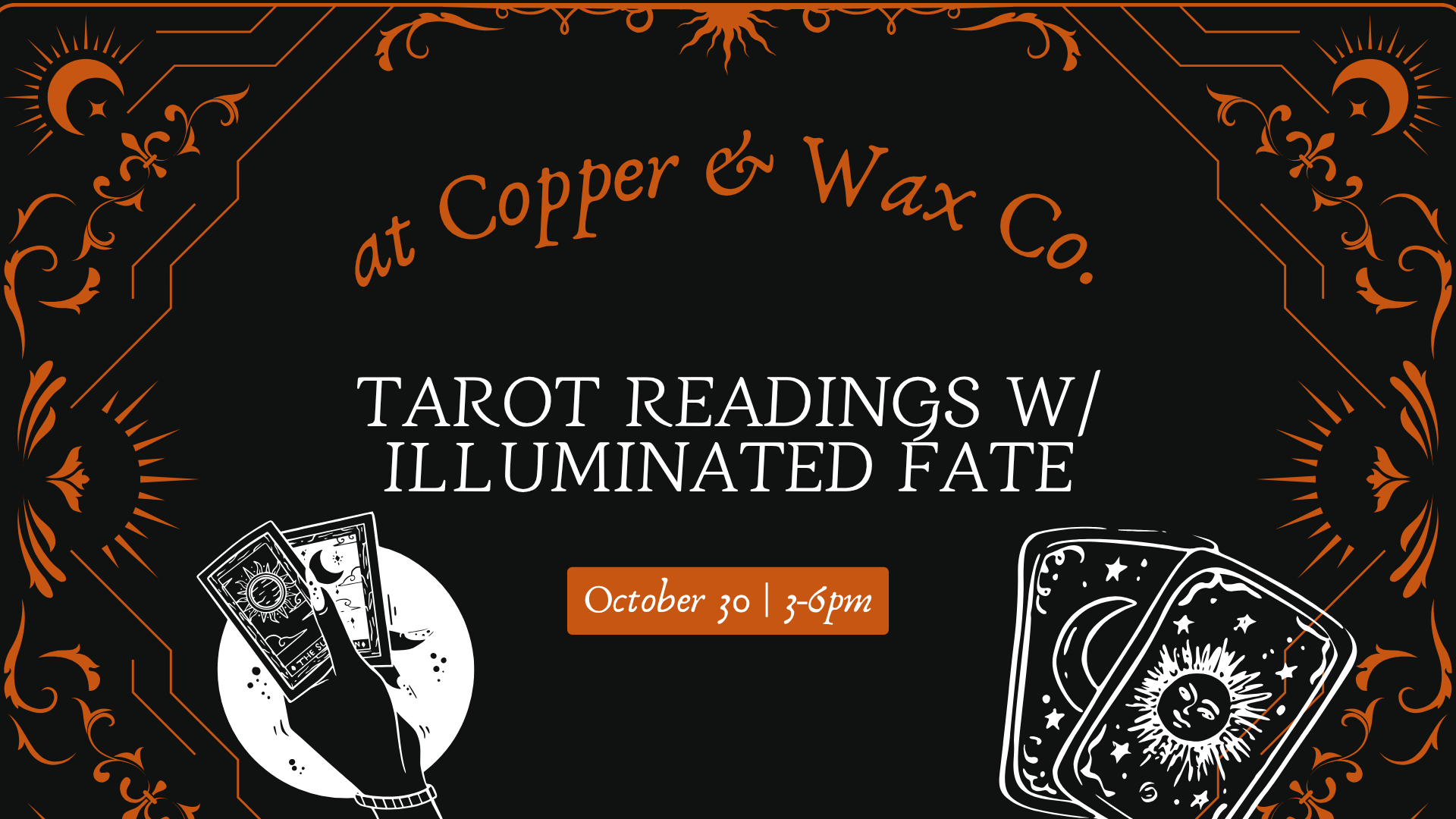 Tarot Readings at Copper & Wax Co.