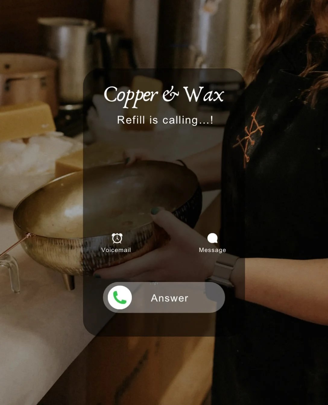 ☎️ 𝚈𝚘𝚞𝚛 𝚎𝚖𝚙𝚝𝚢 𝚌𝚊𝚗𝚍𝚕𝚎 𝚒𝚜 𝚌𝚊𝚕𝚕𝚒𝚗𝚐!🕯️

𝙱𝚎𝚎𝚗 𝚙𝚞𝚝𝚝𝚒𝚗𝚐 𝚘𝚏𝚏 𝚝𝚑𝚊𝚝 𝚛𝚎𝚏𝚒𝚕𝚕?! 𝙸𝚝&rsquo;𝚜 𝚎𝚊𝚜𝚢! ⤵️

1. 𝐵𝑟𝑖𝑛𝑔 𝑦𝑜𝑢𝑟 𝑒𝑚𝑝𝑡𝑦 𝑣𝑒𝑠𝑠𝑒𝑙 𝑖𝑛! (9𝑜𝑧 + 4𝑜𝑧 𝑎𝑚𝑏𝑒𝑟 𝑗𝑎𝑟𝑠 𝑒𝑥𝑐𝑙𝑢𝑑𝑒𝑑)
