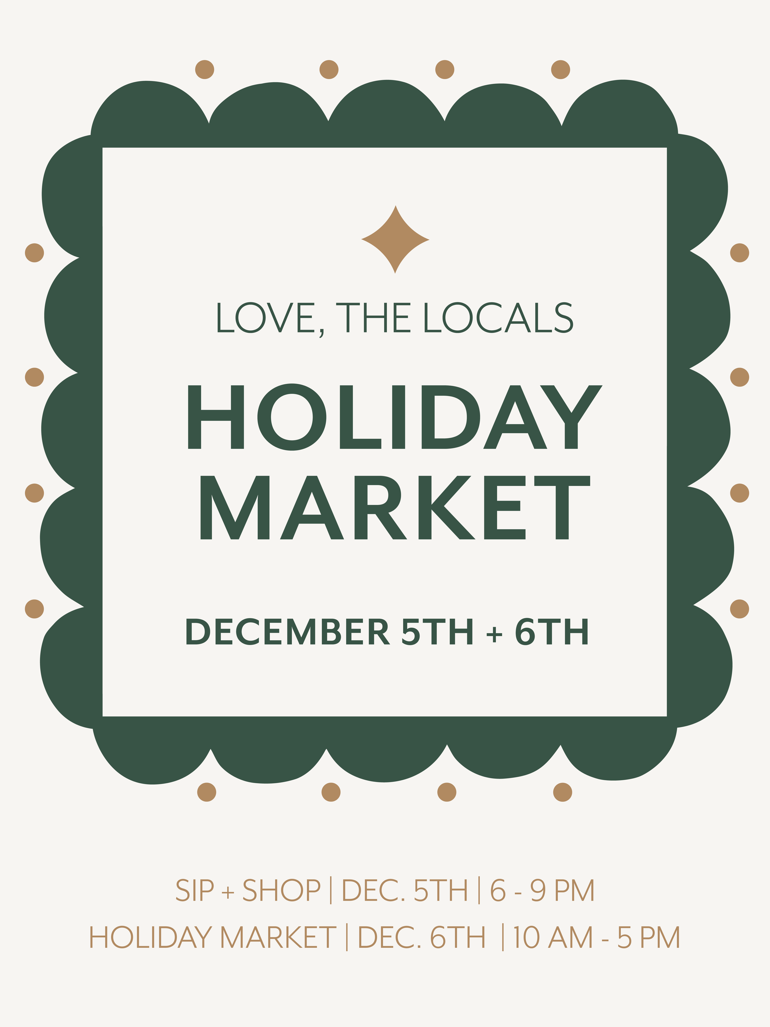 Love, The Locals Holiday Market