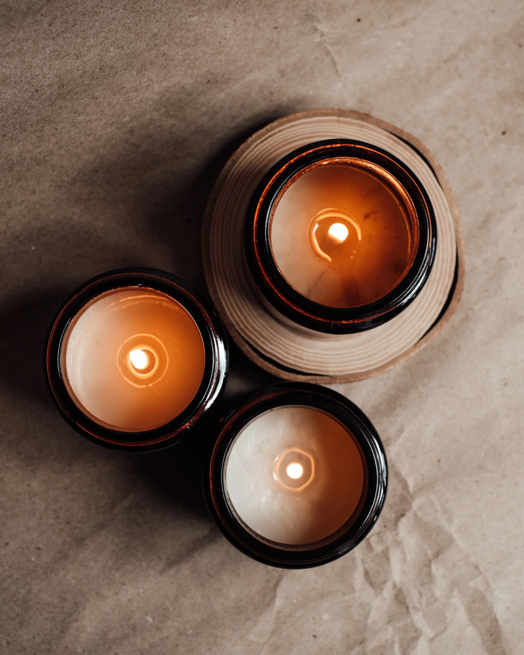 100% Pure beeswax candle