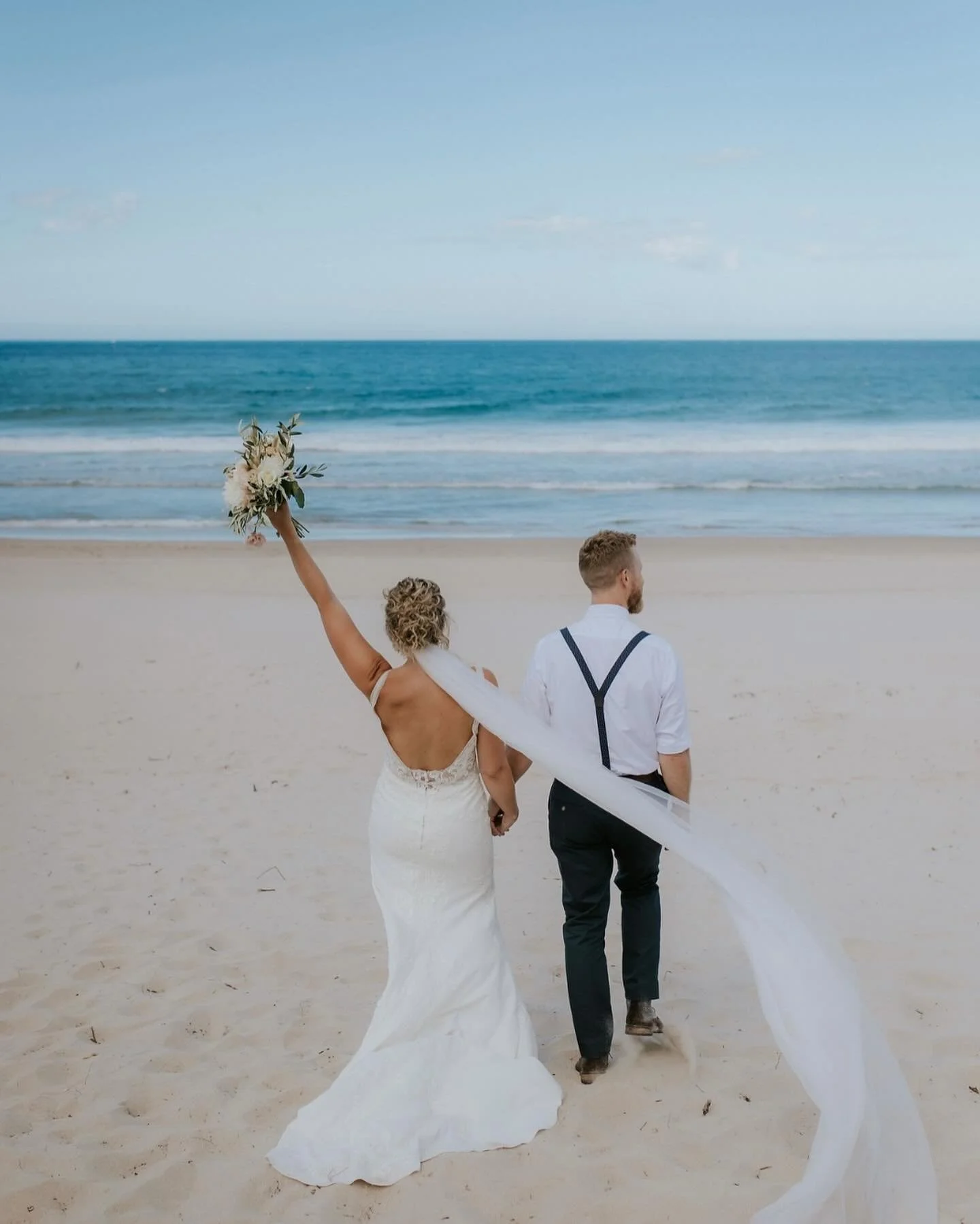 Abby and James, just married π€ 
A perfect day in the Opoutere forest.
#Coromandelweddings