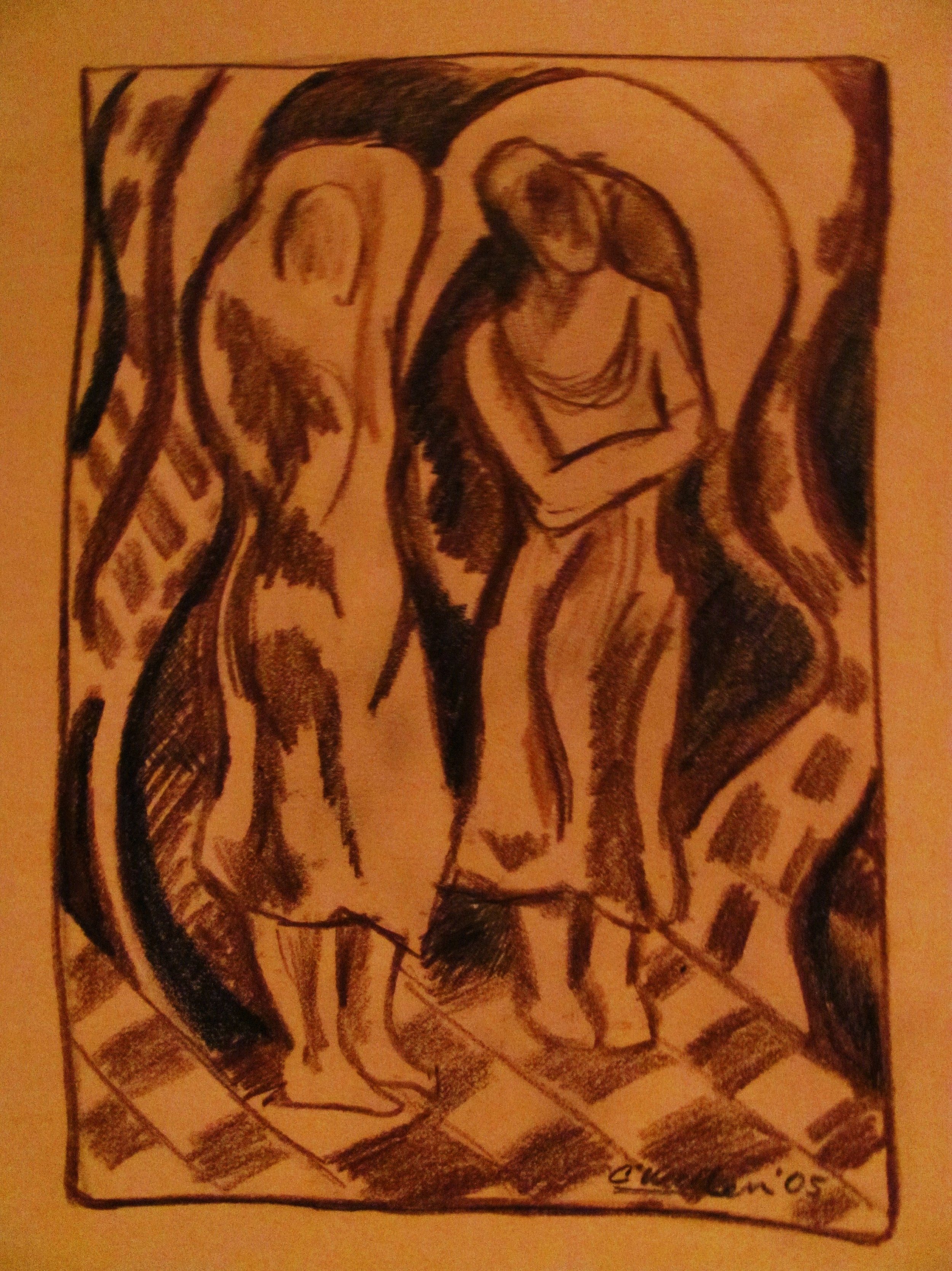 Checkerboard #4 (2005) Pencil on Paper ( 8" x 10")