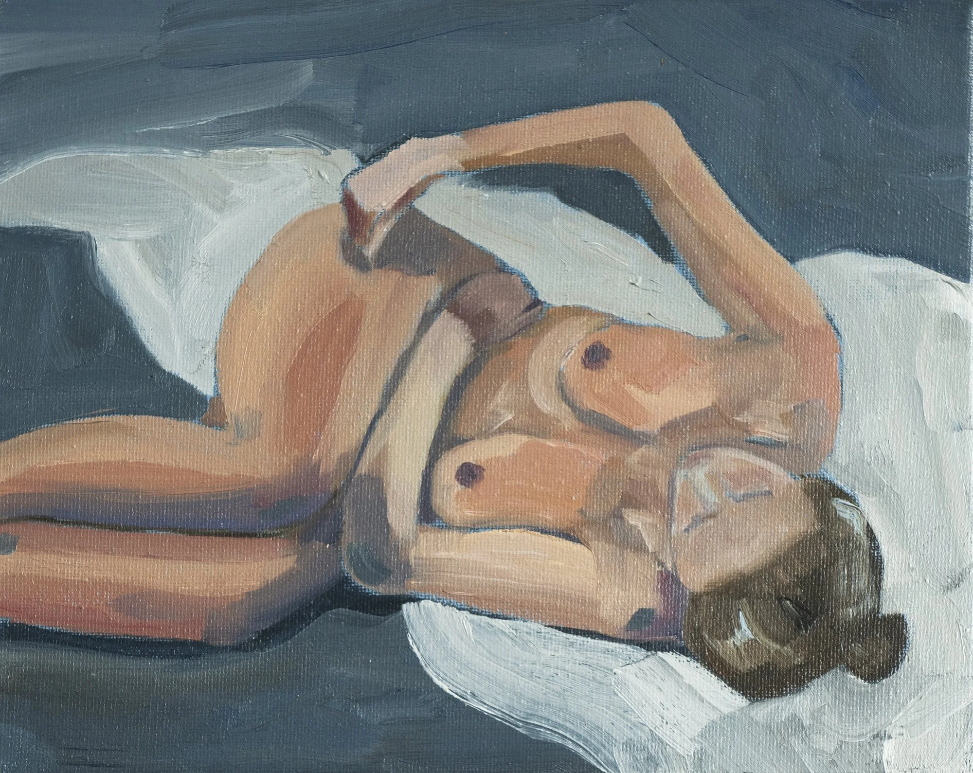 Give yourself a moment everyday, oil on canvas, 20.3 x 25.4 cm, framed
SOLD