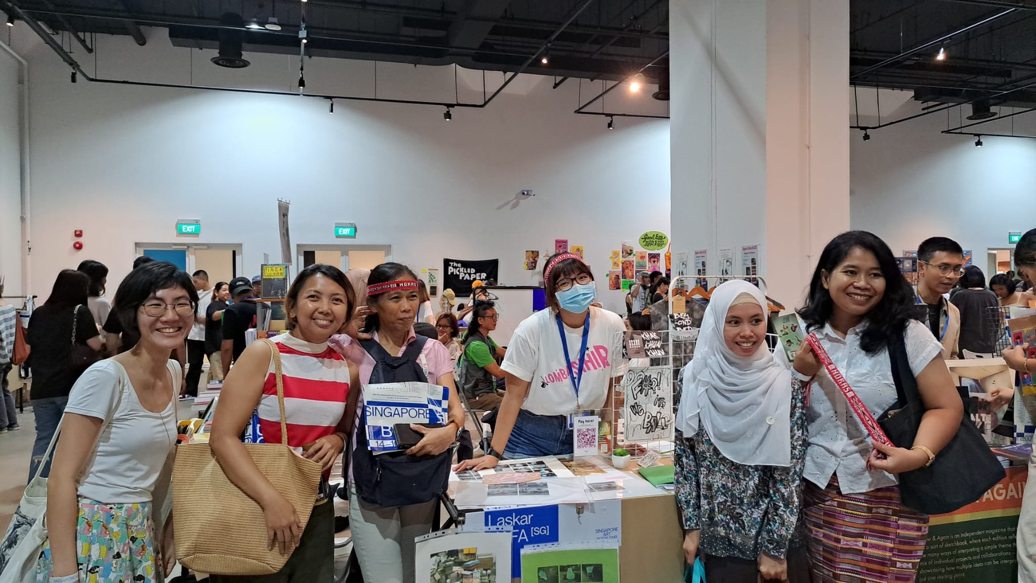 April 2023: Group outing to the Singapore Art Book Fair!
(Photo: Sonia Serrenade)